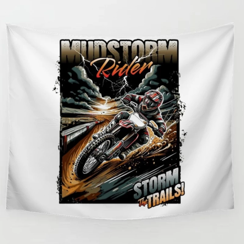 Mudstorm Rider: Extreme Off-Road Motorcycle Racing Through the Storm Tapestry