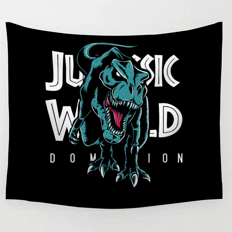 Jurassic World Dominion Logo Tapestry