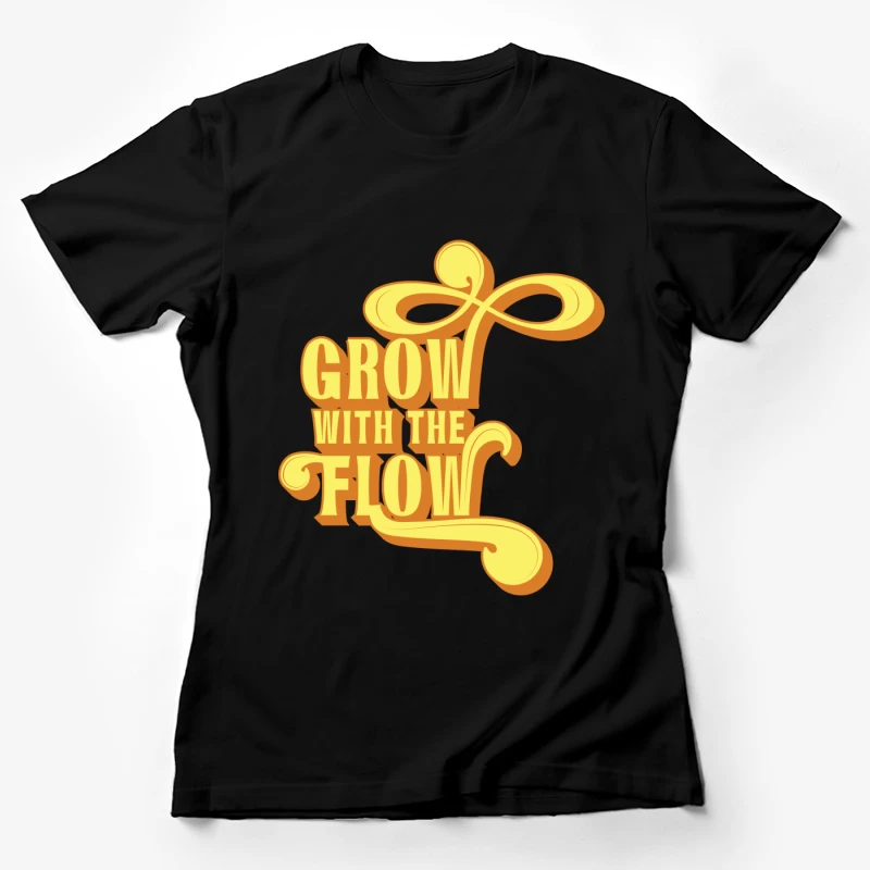 Wachse mit dem Flow Design Damen T-Shirt