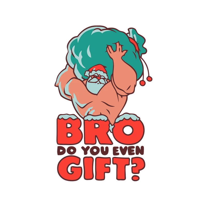Buff Santa Asks: Do You Even Gift? Tapestry