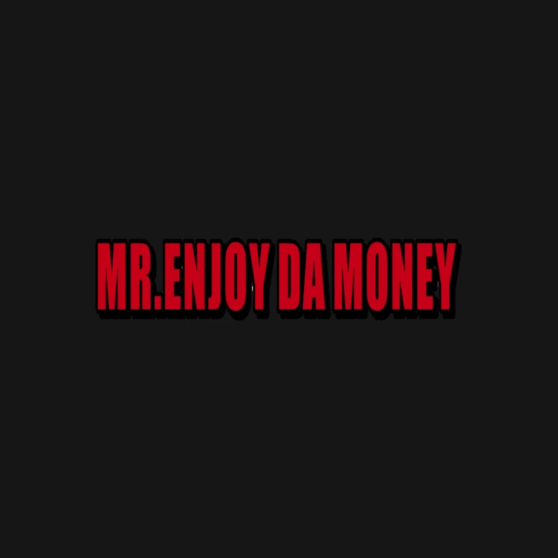 MR.ENJOY DA MONEY in Rot Herren T-Shirt