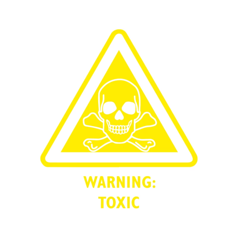 Toxic Hazard Laboratory Poison Substance Warning Tapestry