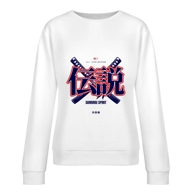 Samurai Geist Legende Damen Pullover Sweatshirt
