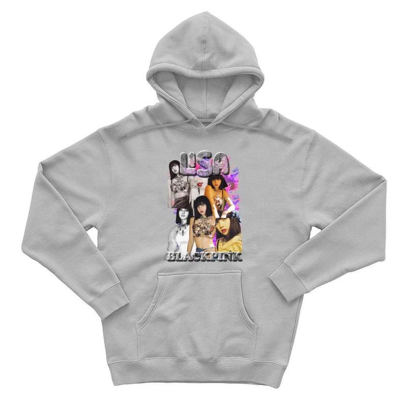 Lisa from BLACKPINK Collage Male Pullover Hoodie