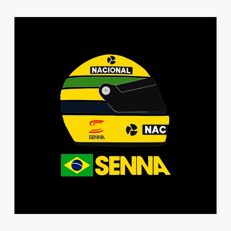 Senna Legend Throw Pillow