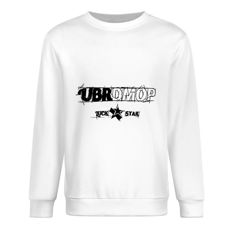 Punk/Rock-Design mit Stacheldraht Herren Pullover Sweatshirt