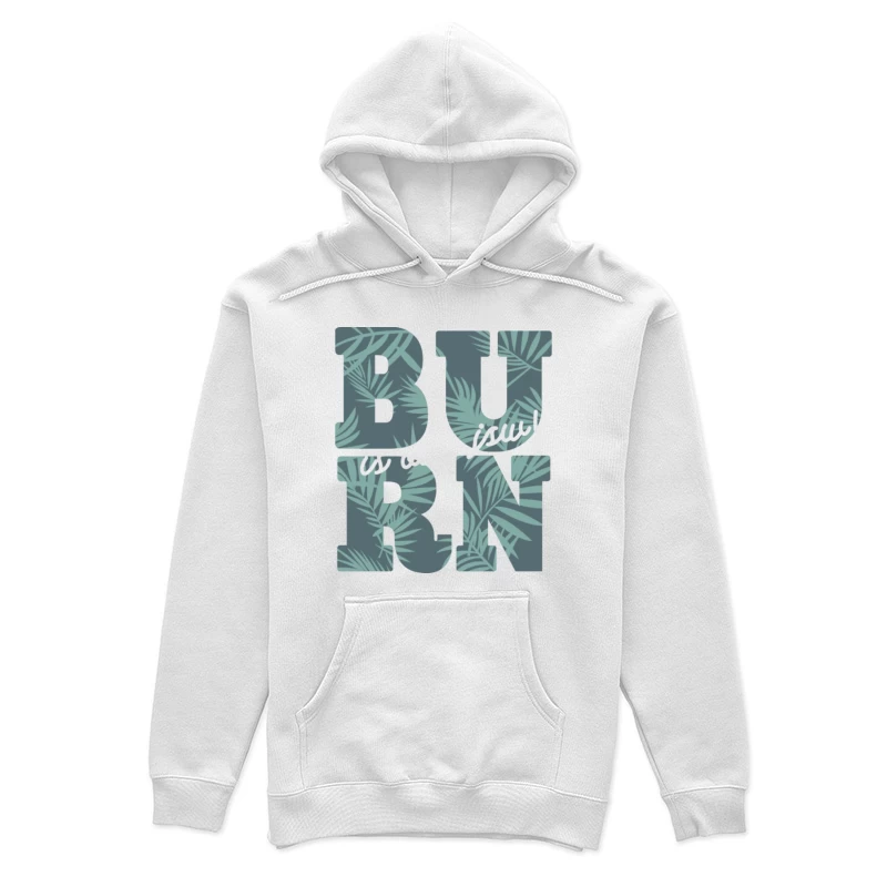 Grafischer Palmen-Text Damen Pullover Hoodie