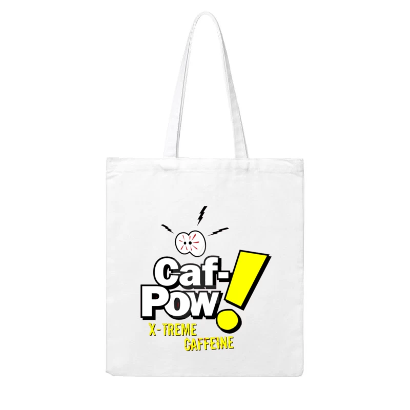 Vintage TV Caf Pow Cotton Tote Bag