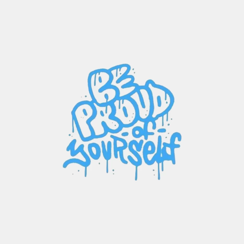 Graffiti Art - Be Proud of Yourself Male Tank Top