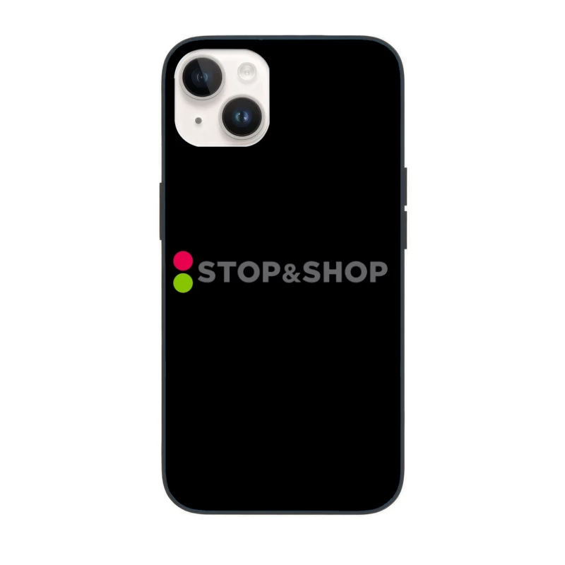 Stop & Shop Retail Brand Logo with Traffic Light Design iPhone Case