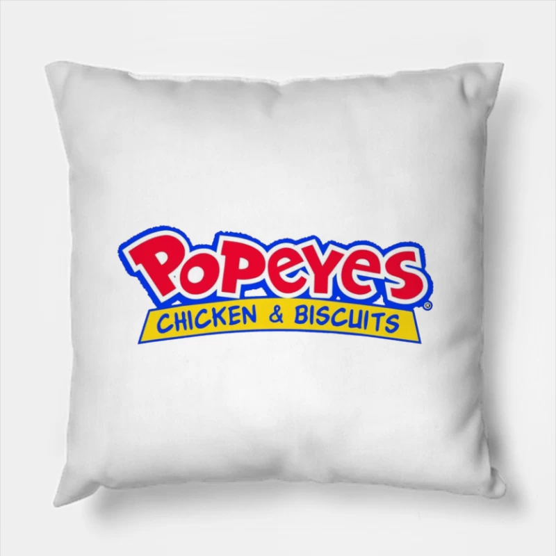 Popeyes Classic Throw Pillow