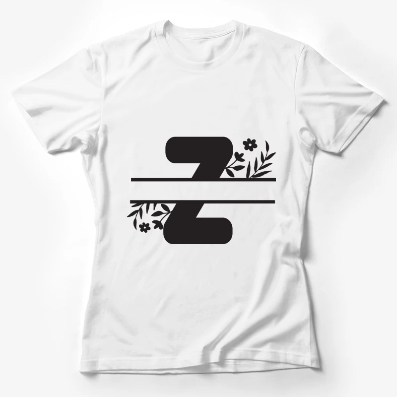 Symbole Floral Stylisé Femme T-Shirt