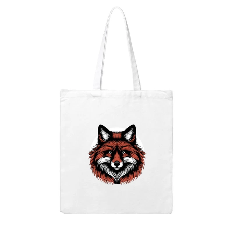 editable Dark Majestic Fox Cotton Tote Bag