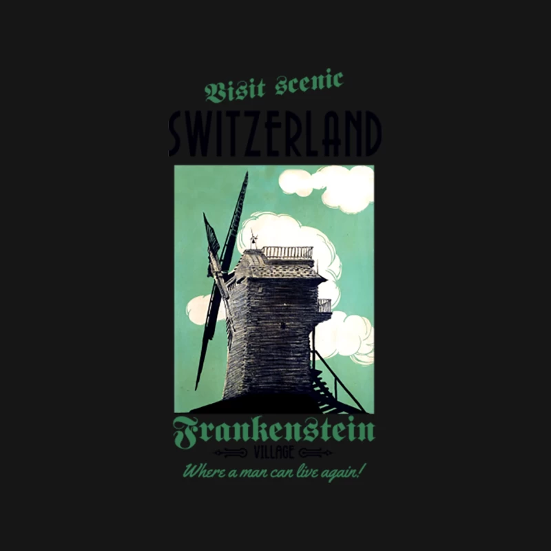 Frankenstein Travel Poster Mouse Pad