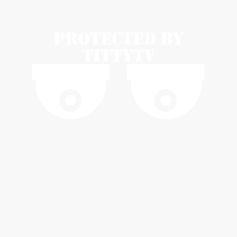 Protected By Titty Tv Cotton Tote Bag