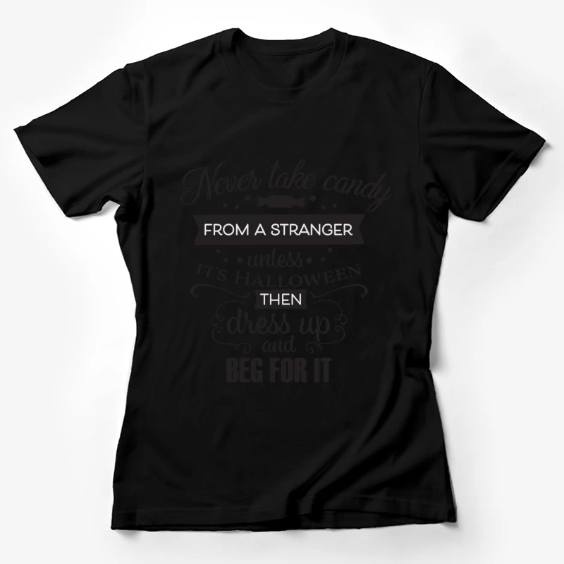 Citrouille et friandises pour Halloween Femme T-Shirt