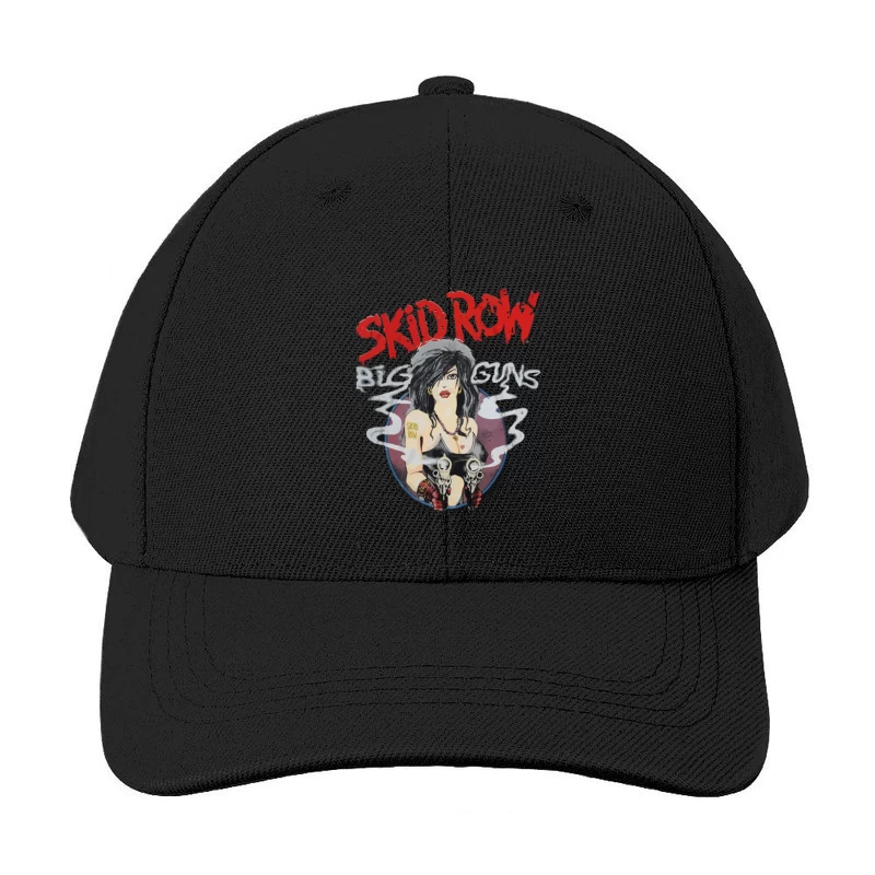 Skid Row Big Guns Vintage Rock Band Artwork Baseball Cap