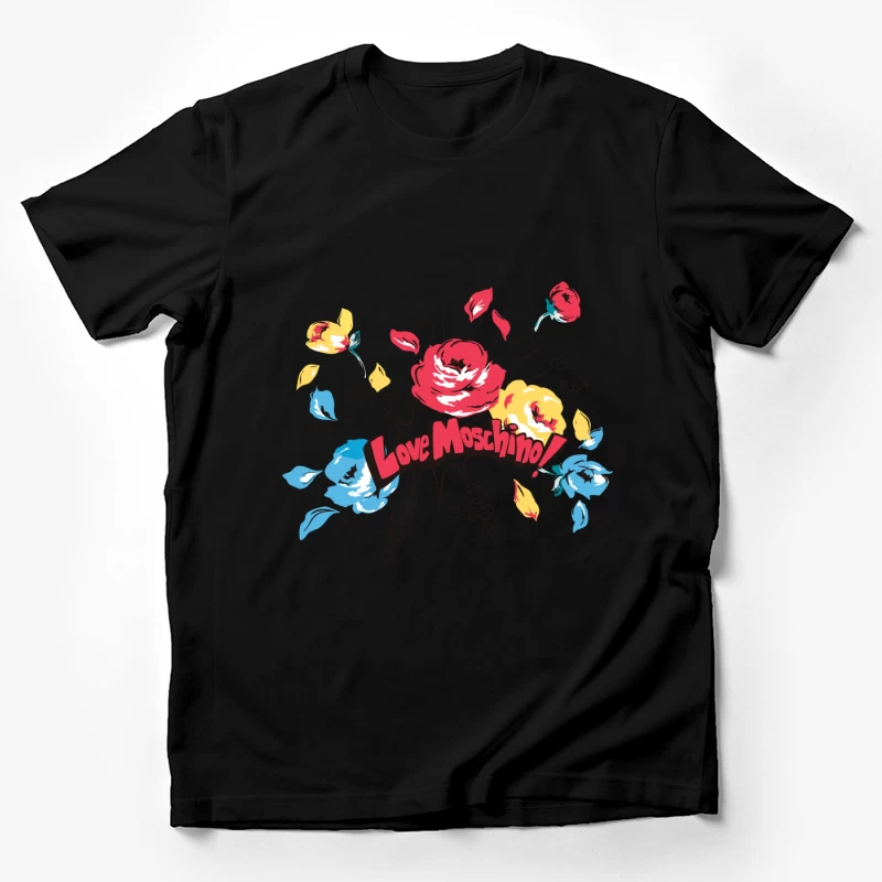 Blumendesign von Love Moschino Herren T-Shirt