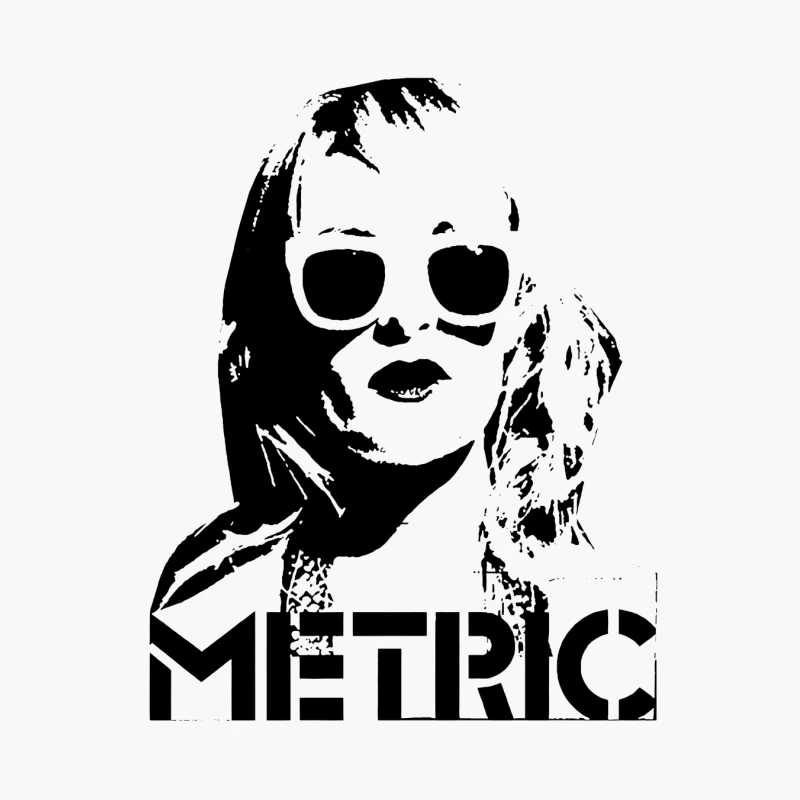 Metric Band Cotton Tote Bag