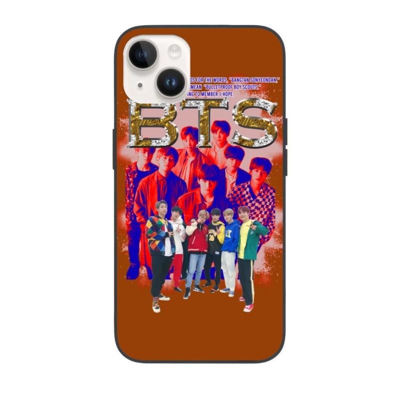 BTS Group Members and Name Meaning iPhone Case