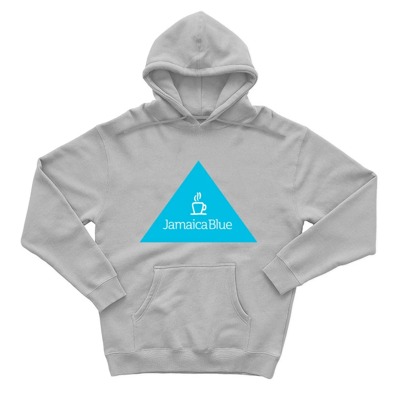 Jamaica Blue Coffee Brand Triangle Logo Male Pullover Hoodie