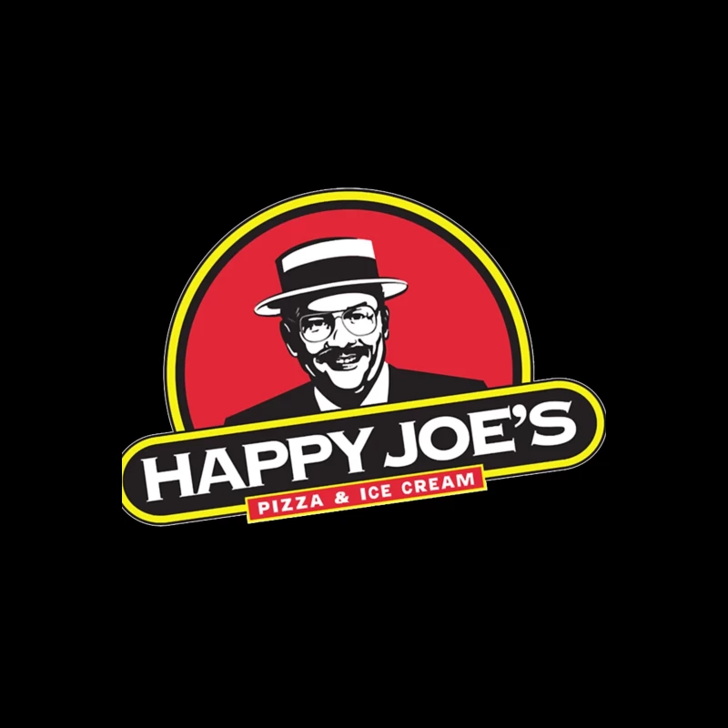 Happy Joe's Pizza & Ice Cream Vintage Restaurant Logo Tapestry