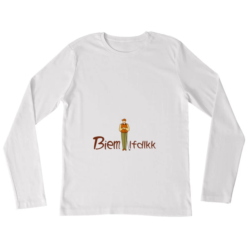 Logo de joueur de golf Femme Manches Longues T-Shirt