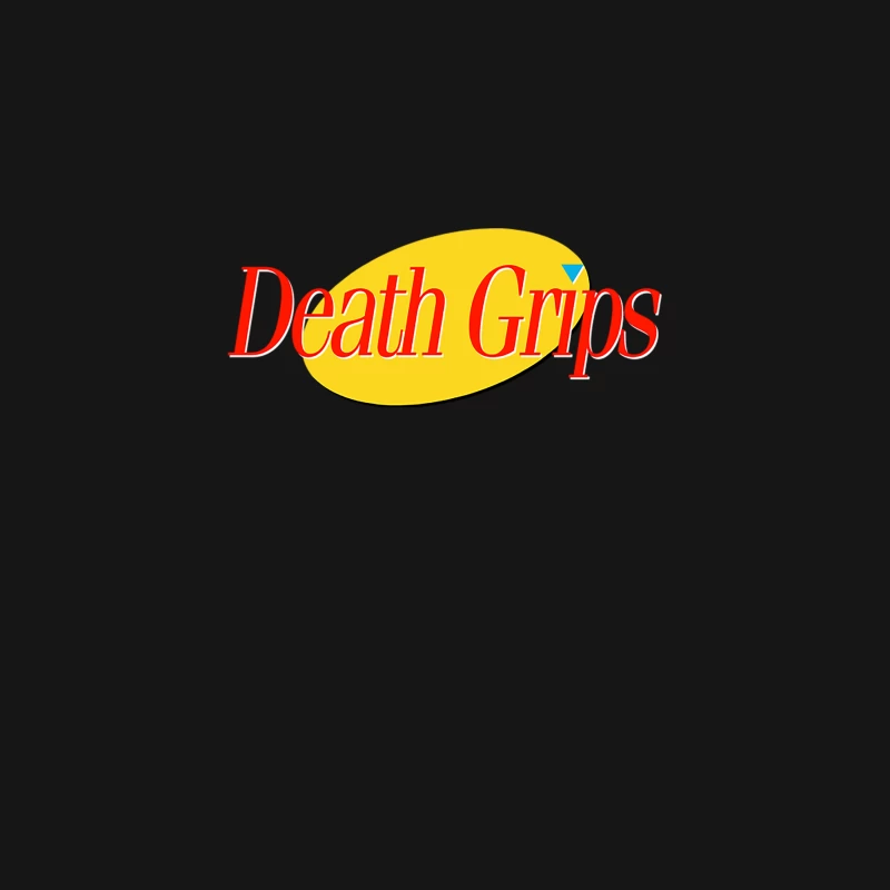 Death Grips Aesthetic 90s Logo Design Desk Mat