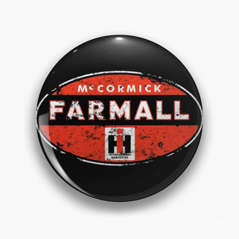 Vintage McCormick Farmall International Harvester Logo Pin