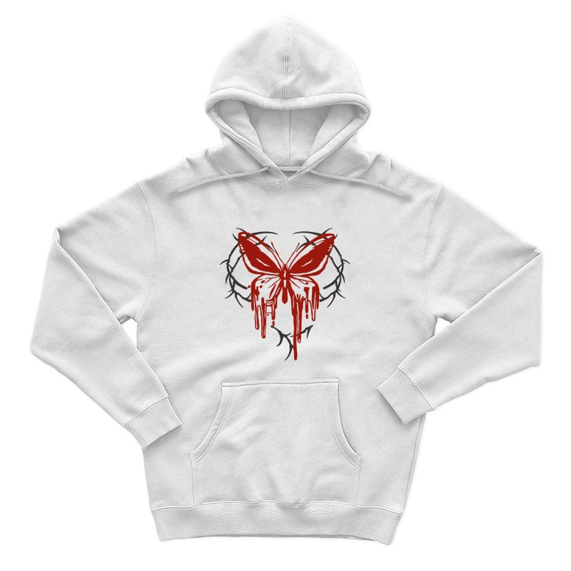 Schmetterling aus Dornen Herren Pullover Hoodie