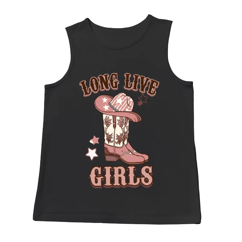 Cowboy-Stiefel und Hut im Western-Stil Herren Tanktops