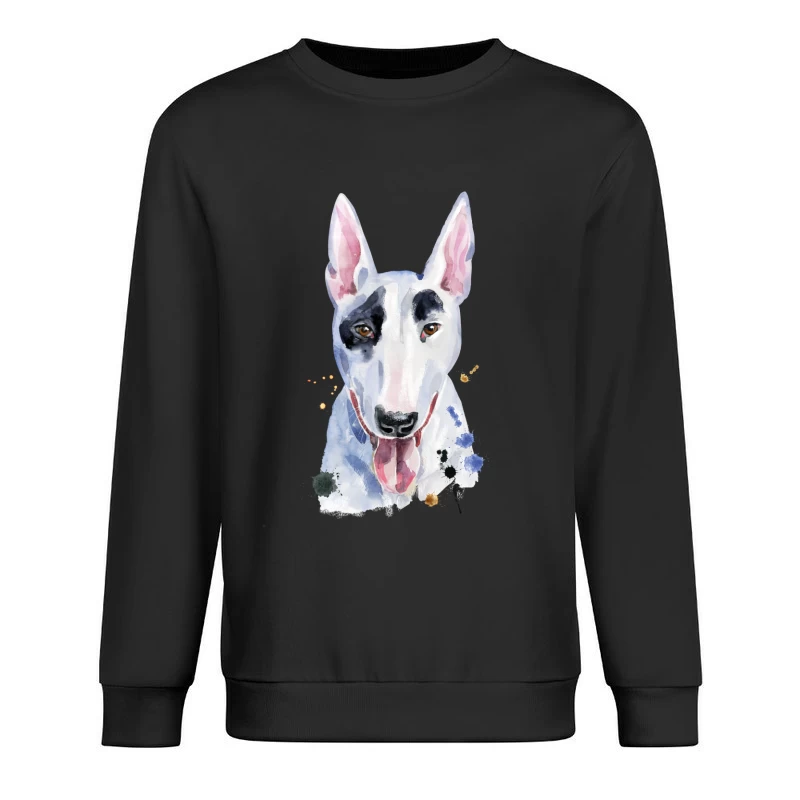 Portrait artistique de bouledogue Homme Sweat-shirt à enfiler
