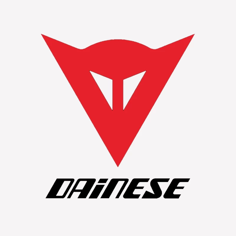 Dainese Motorcycle Gear Brand Logo in Red Female T-Shirt