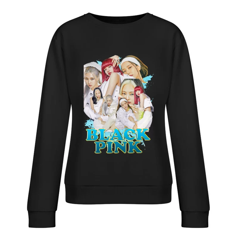 Blackpink: K-pop Fashion and Performance Icons Female Pullover Sweatshirt