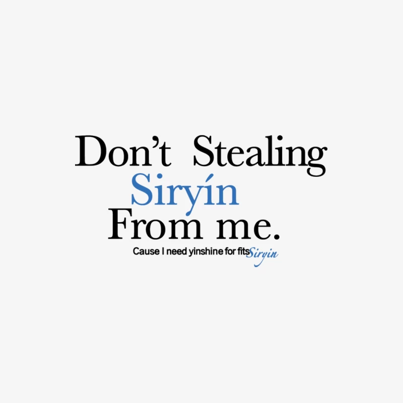 Warnung vor dem Stehlen von Siryin Herren Langarm T-Shirt