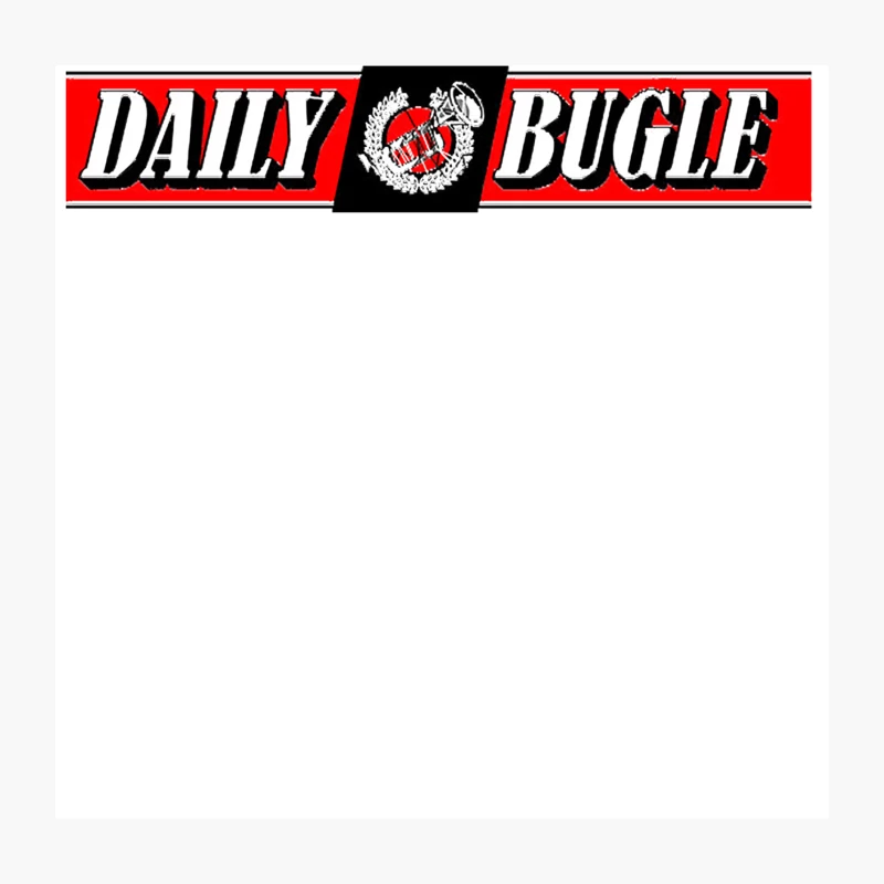 Daily Bugle Throw Pillow