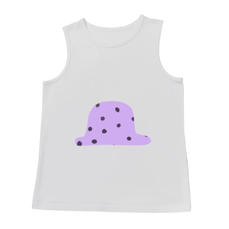 Chapeau violet à pois Homme Débardeur