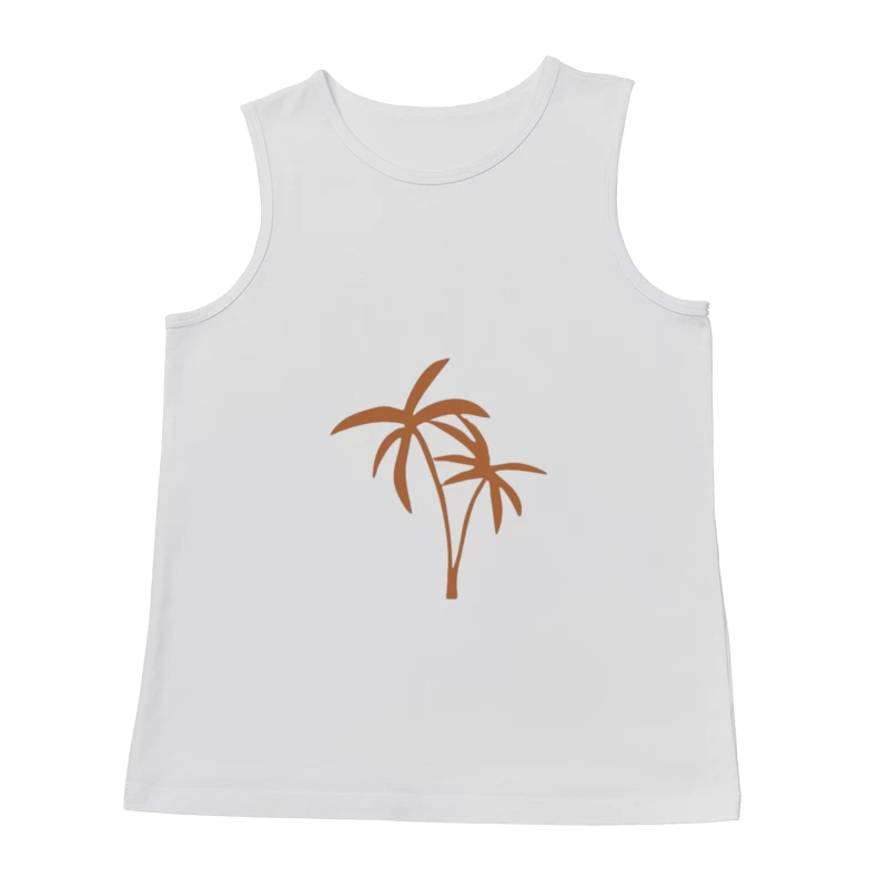 Design Silhouette de Palmiers Homme Débardeur