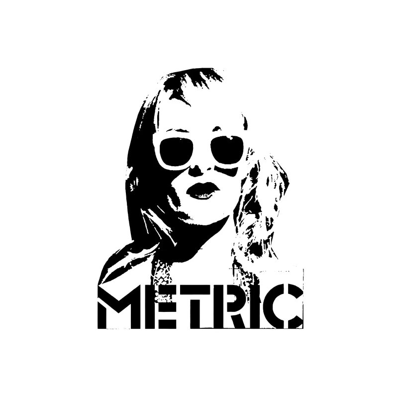 Metric Band Throw Pillow