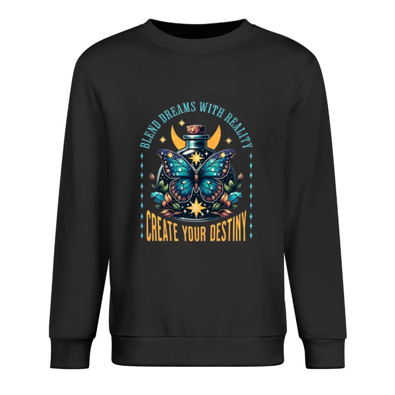 Träume und Realität vereinen Herren Pullover Sweatshirt