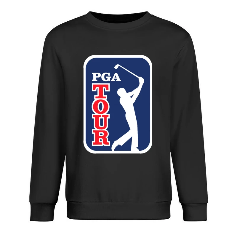 Official PGA Tour Professional Golf Logo with Silhouetted Golfer Male Pullover Sweatshirt