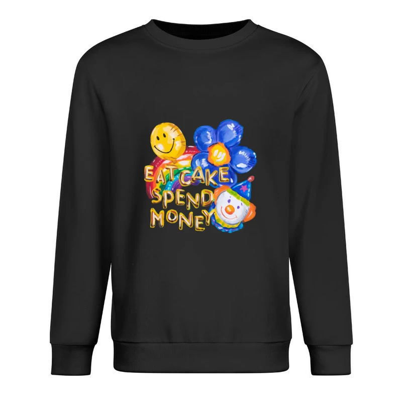 Lustige bunte Illustrationen Herren Pullover Sweatshirt