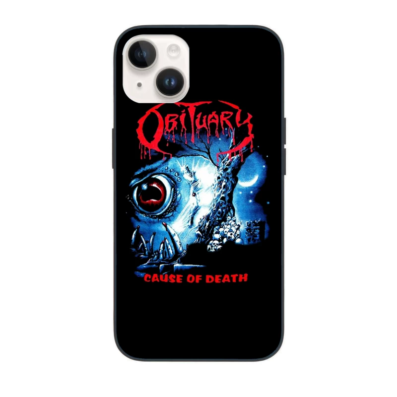 Obituary Cause Of Death iPhone Case