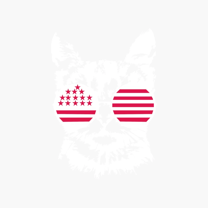 Cat USA Cotton Tote Bag