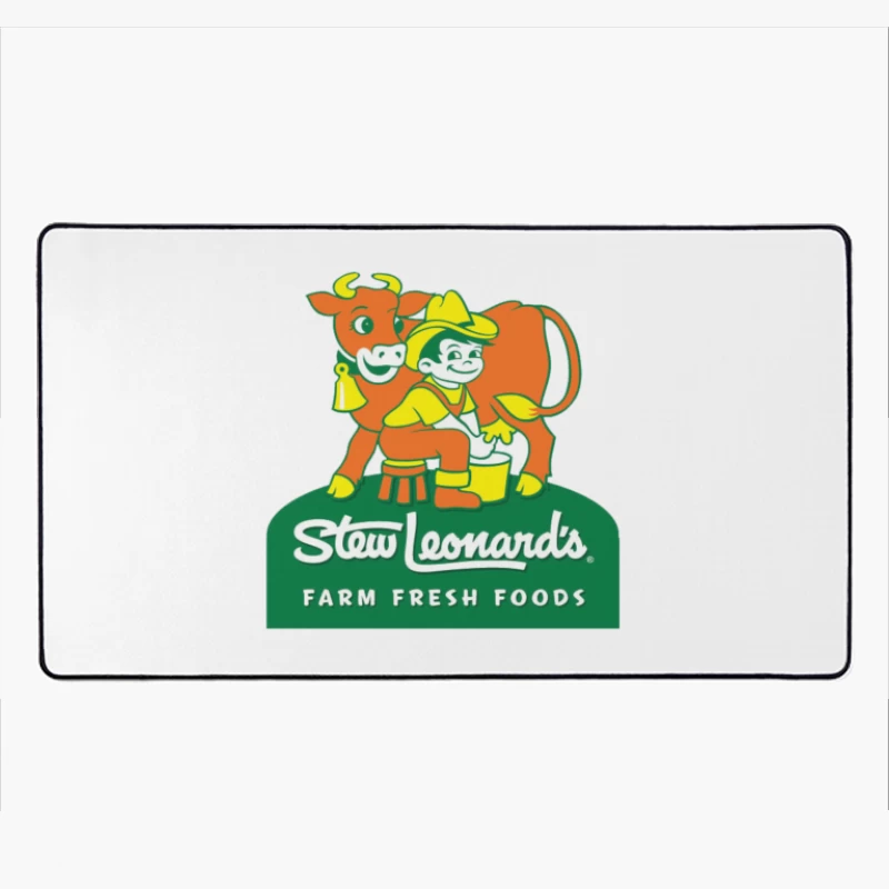 Stewarts shops logo 4 Desk Mat