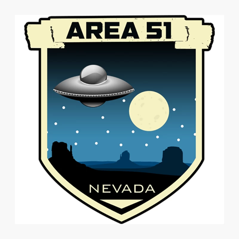 Area 51 Travel Badge Pin