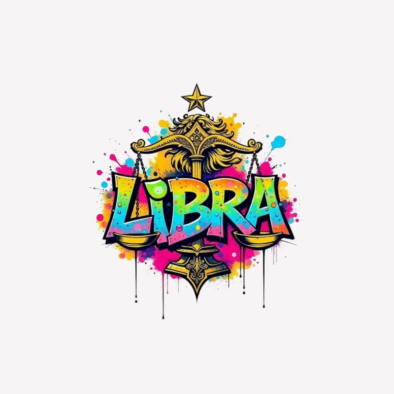 Liberal Zodiac Sign Art Male T-Shirt