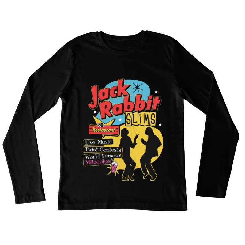 Jack Rabbit Slims Diner 3 Female Long Sleeve T-Shirt