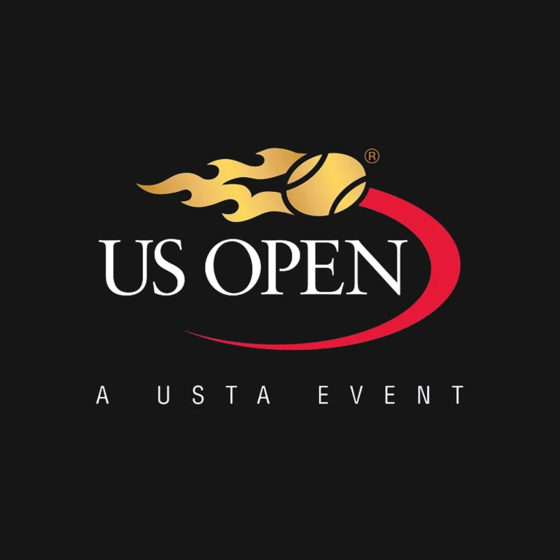 US Open Tennis Championship Tournament Logo Design Female T-Shirt