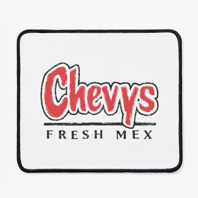 Chevys Fresh Mex Restaurant Logo Design Mouse Pad